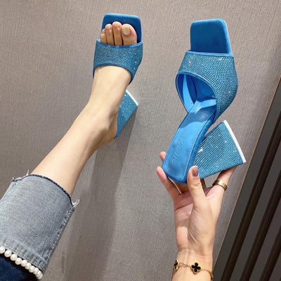 DLL New Arrival Women 2022 Triangle Heel 10.5CM Platform Heels