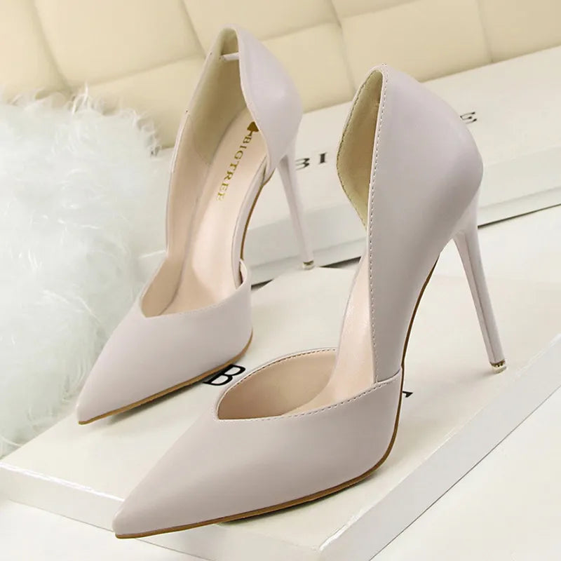 BIGTREE Shoes Women Pumps Fashion High Heels Shoes