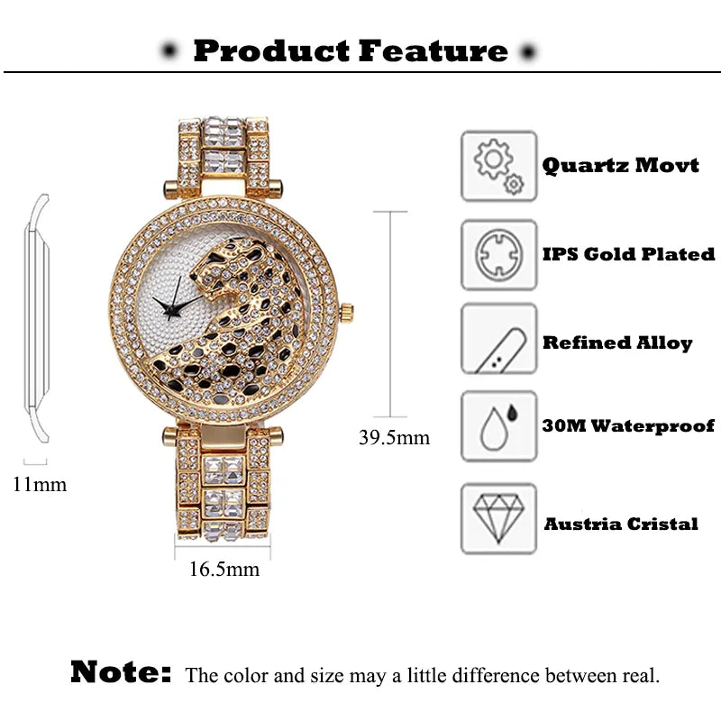 MISSFOX Women Quartz Watch Fashion Bling Casual Ladies Watch