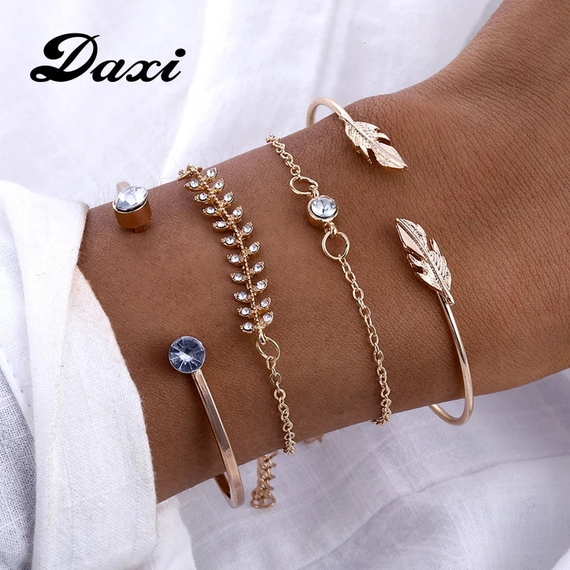 DAXI Boho Jewellery Charm Bracelets for Women Charms Braclets for Women