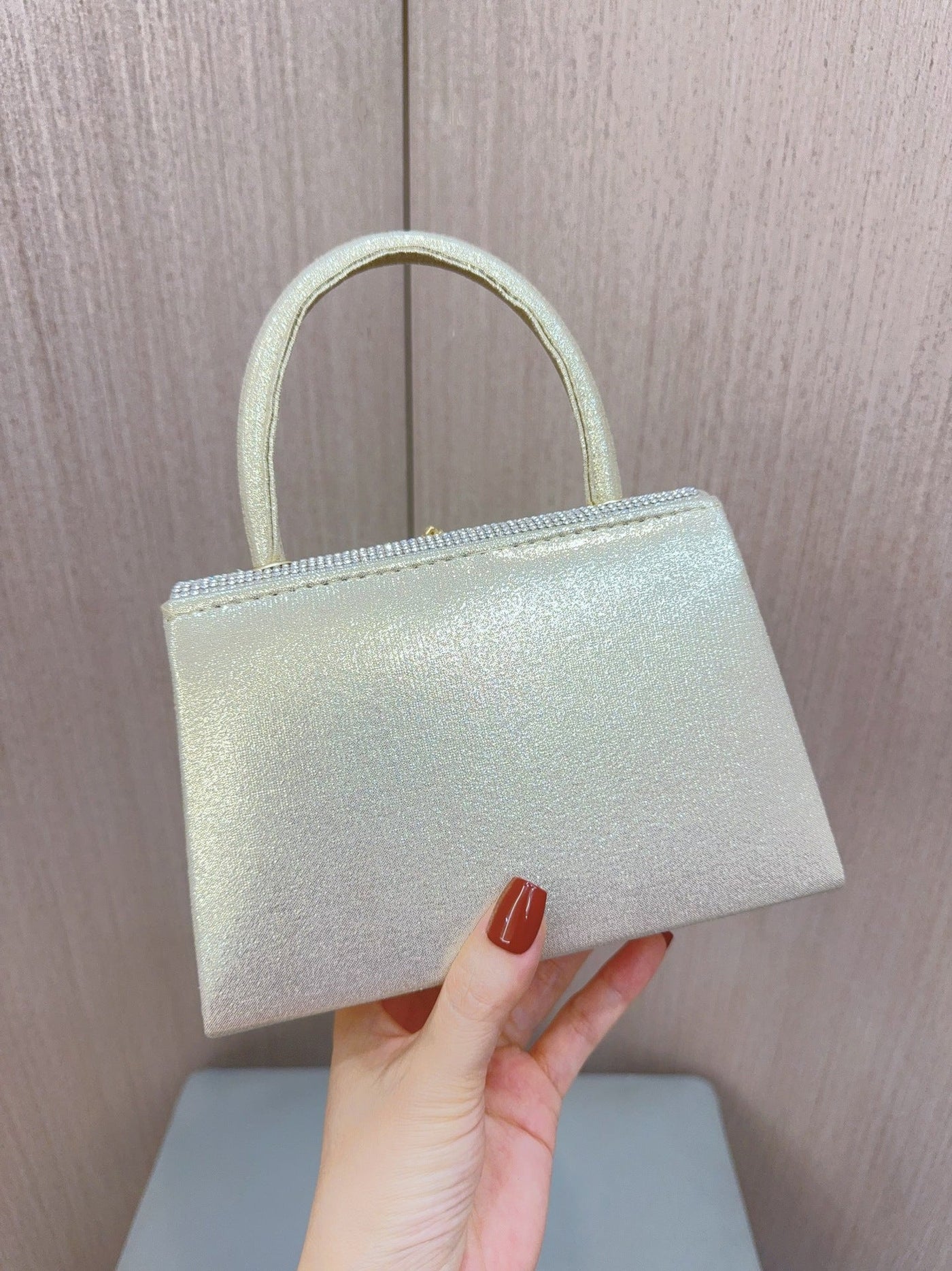 Womens Sparkly Rhinestone Glitter Clutch Purse