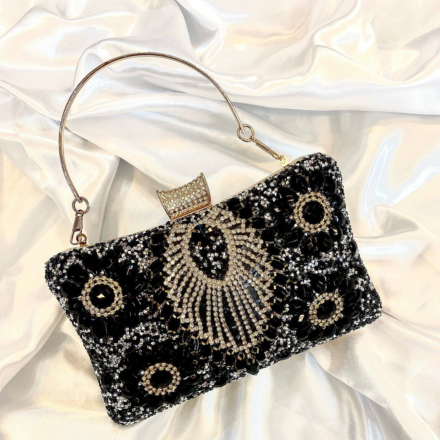 Handmade Rhinestone Bag, Bar Nightclub Evening Dress Bag