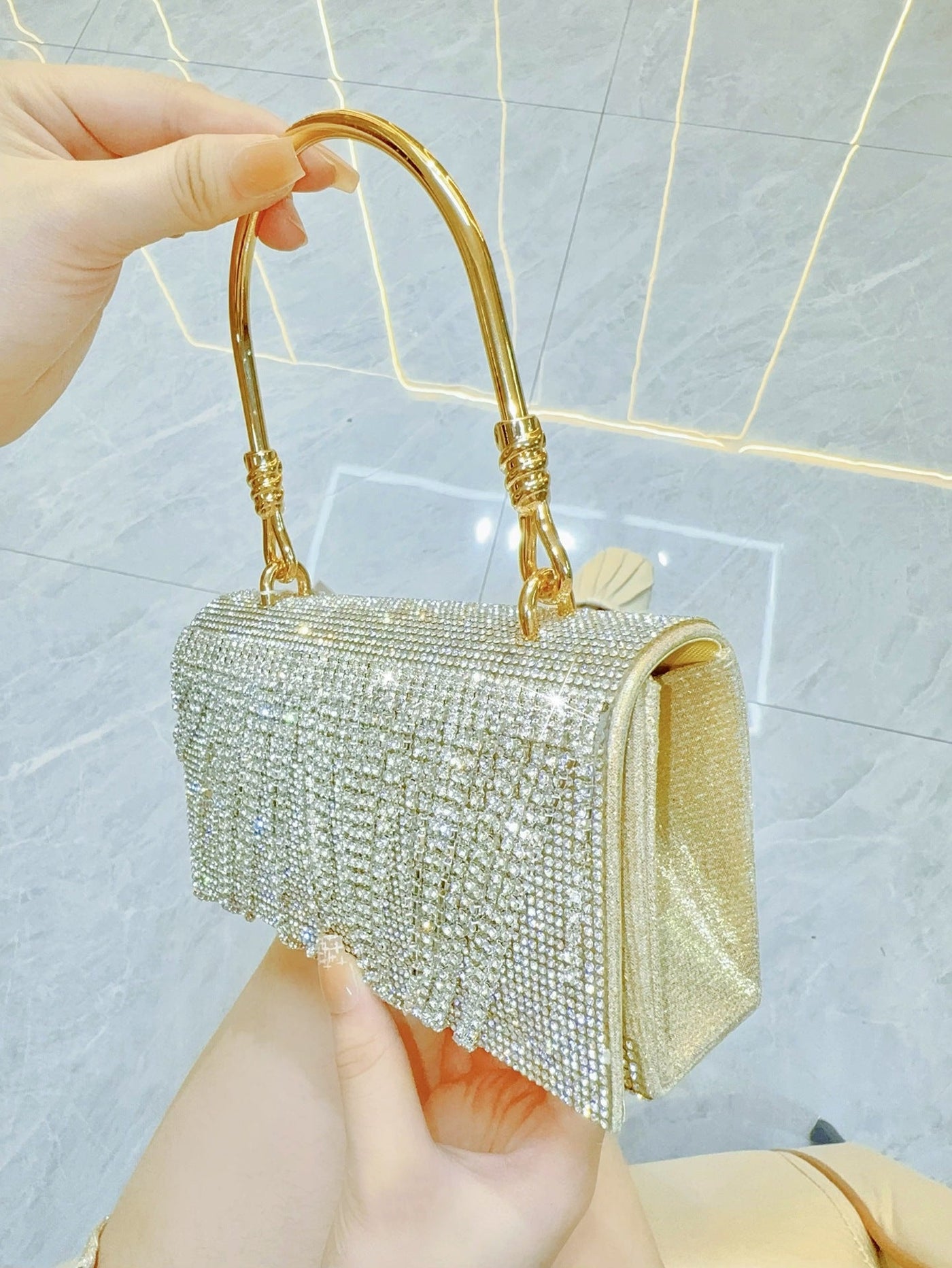 Bling Diamonds Rhinestone Tote Women Bags