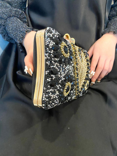 Handmade Rhinestone Bag, Bar Nightclub Evening Dress Bag