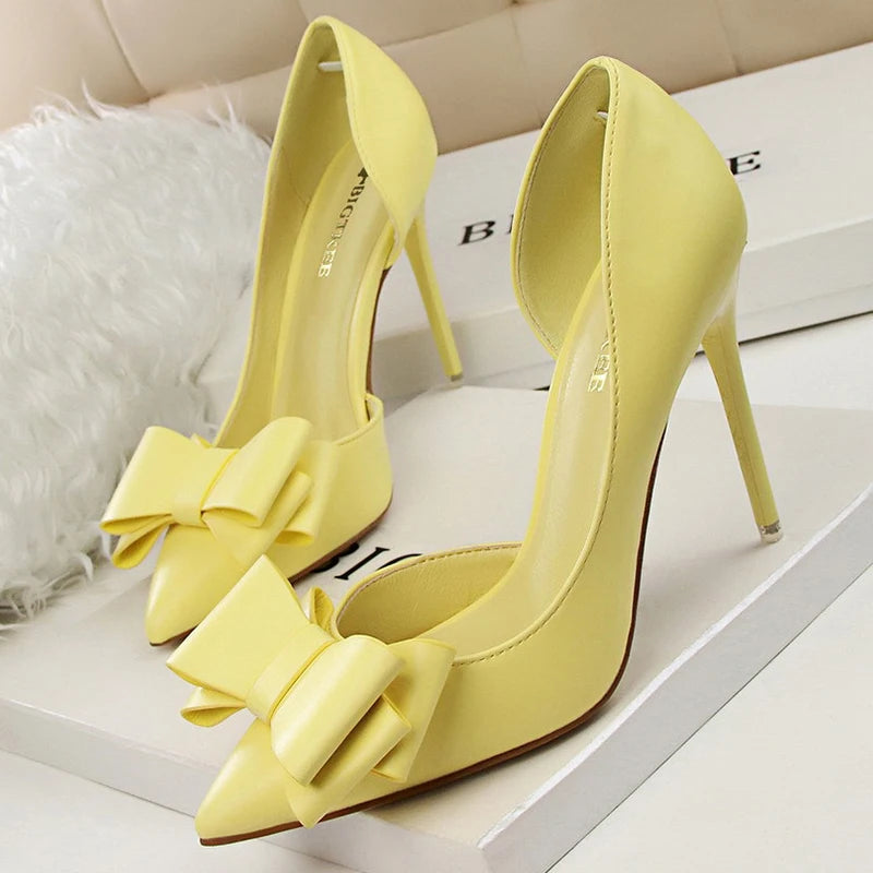 BIGTREE Shoes Women Pumps Fashion High Heels Shoes