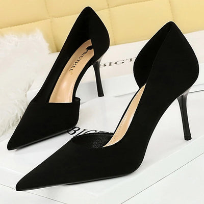 BIGTREE Shoes Woman Pumps Stylish Minimalist Slim