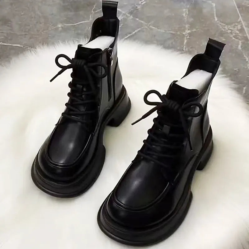 2021 Fashion Women Black Sneakers 44 Chaussure Femme Women