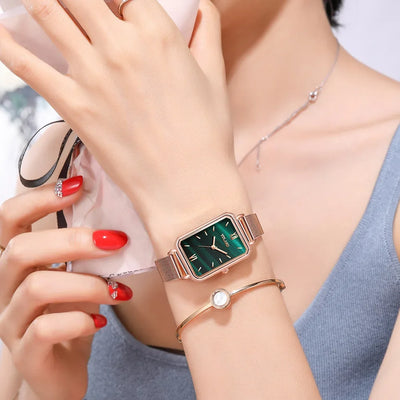 Women Watch Bracelet Set Watch Starry Sky WristWatch