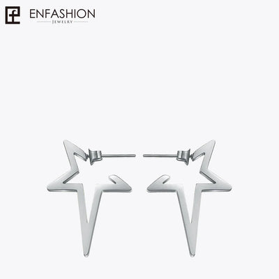 Enfashion Star Earrings Punk Stud Earring Rose Gold Color