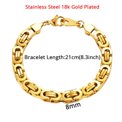 Mens 316L Stainless Steel Male Bracelet Wholesale Braslet