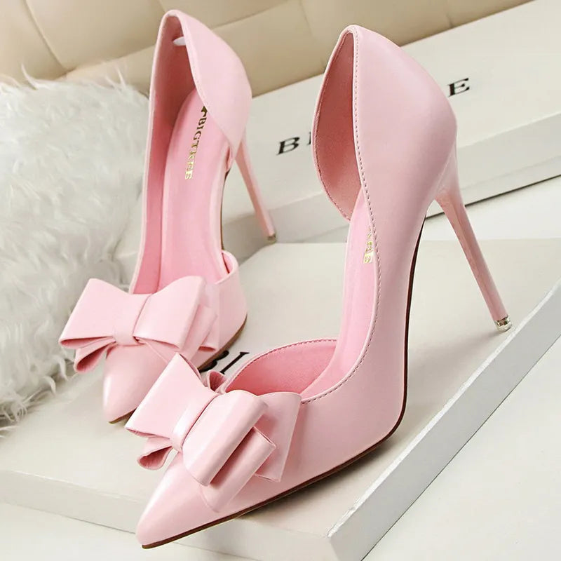 BIGTREE Shoes Women Pumps Fashion High Heels Shoes