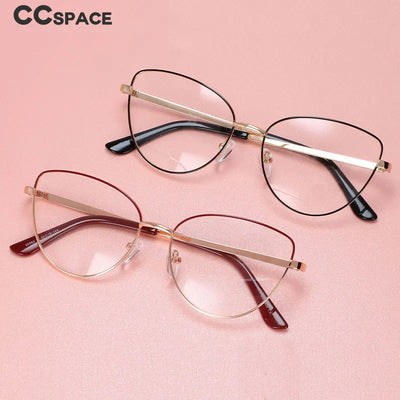 45969 Cat Eye Anti Blue Light Glasses Frames Retro Women Optical Fashion