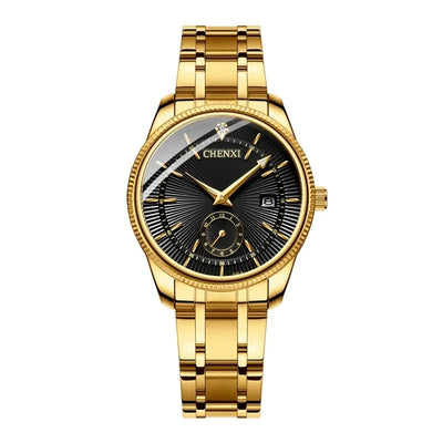 CHENXI Golden Wrist Watch Men Watches Lady Top Brand Luxury Quartz Wristwatch