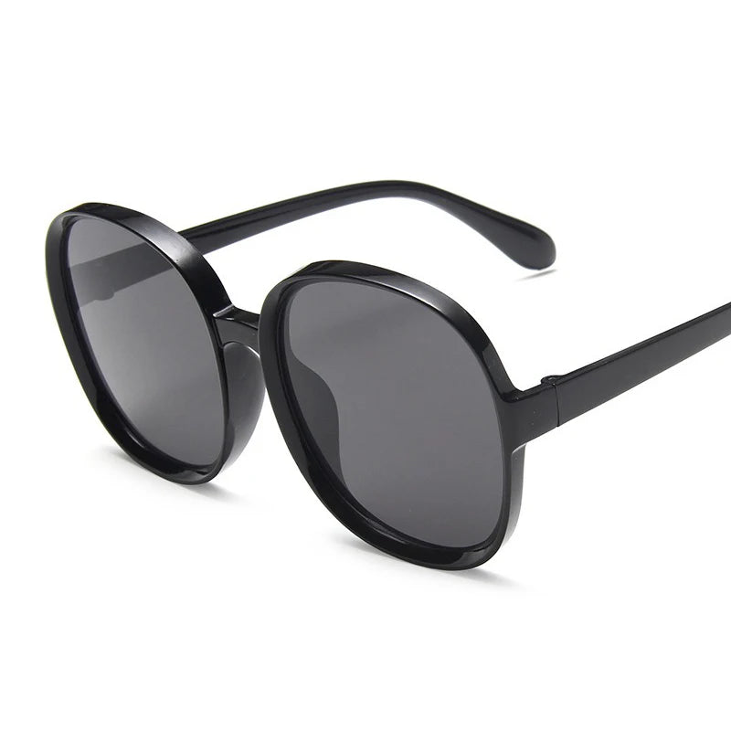 Newest Round Sunglasses Woman Oversized Female Glasses