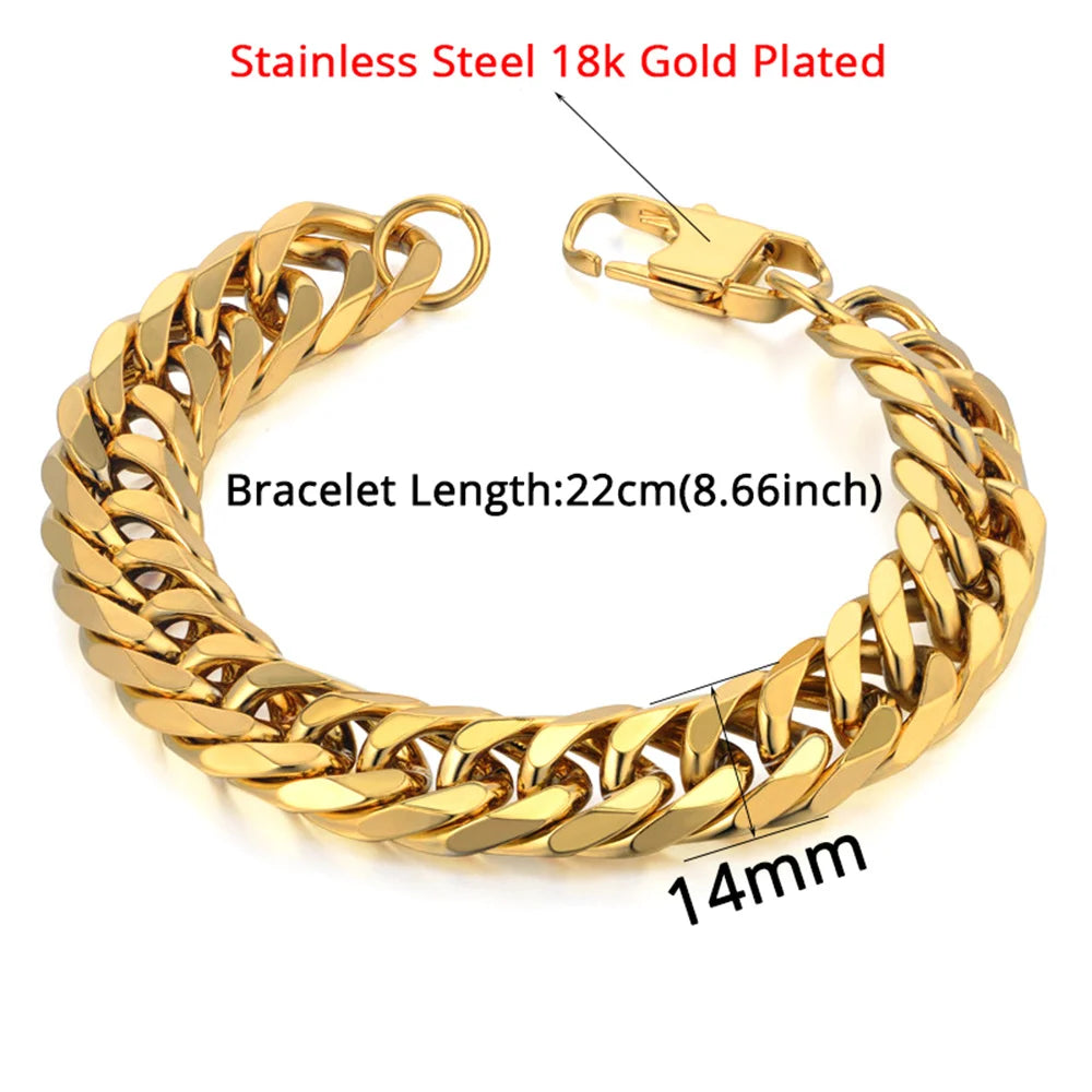 Mens 316L Stainless Steel Male Bracelet Wholesale Braslet