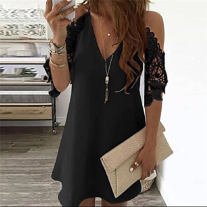 Vintage Floral Printed Dress