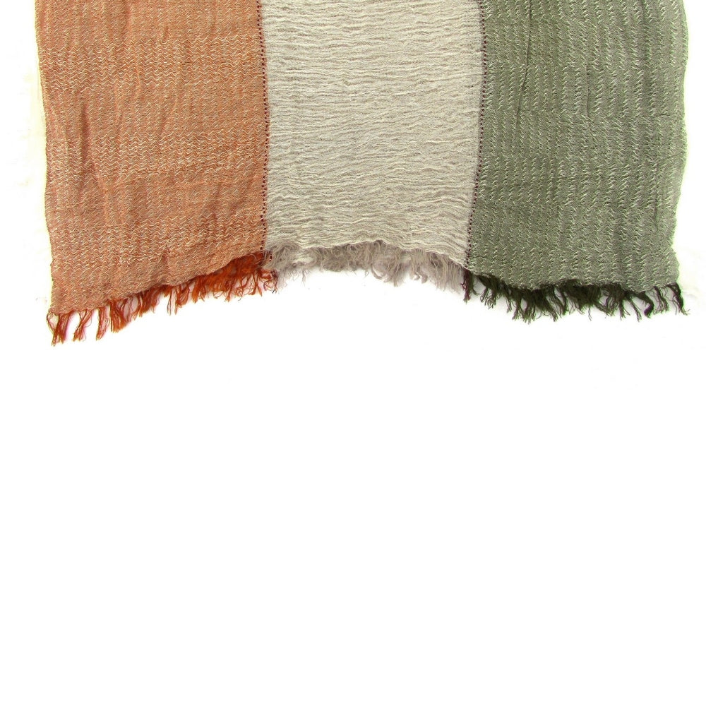 Turkish Cotton Blend Fringed Hobo Scarf