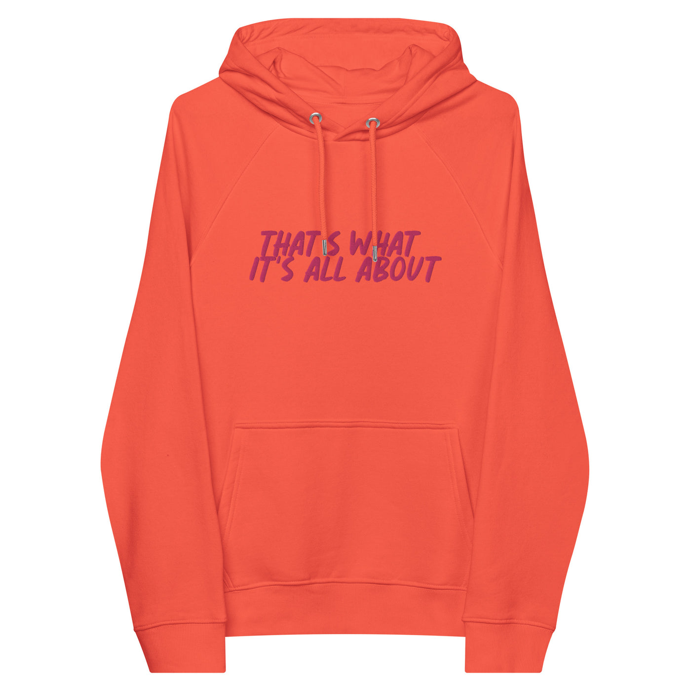 Unisex eco raglan hoodie