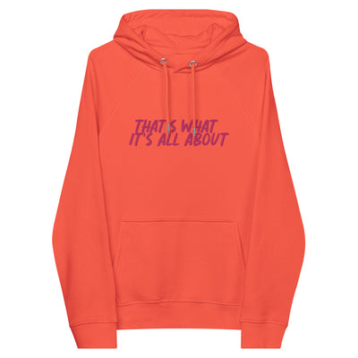 Unisex eco raglan hoodie