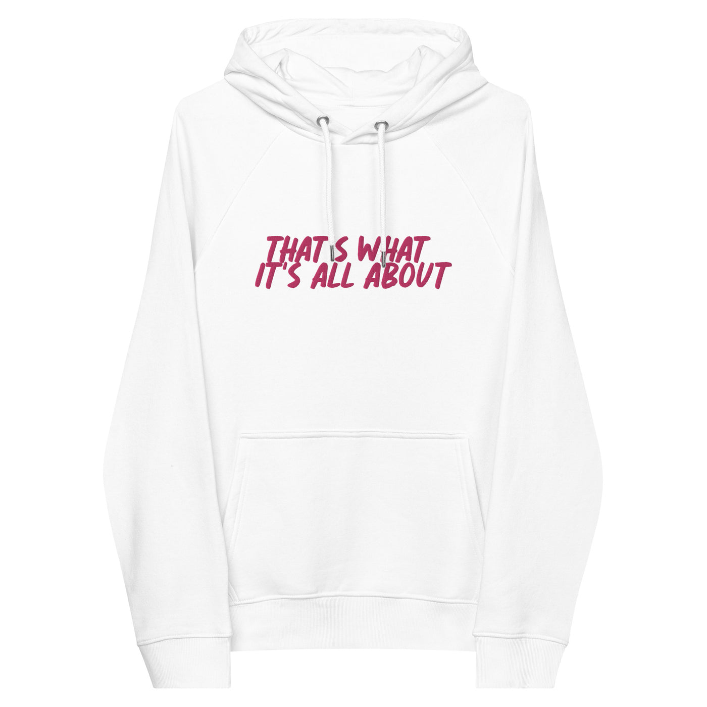 Unisex eco raglan hoodie